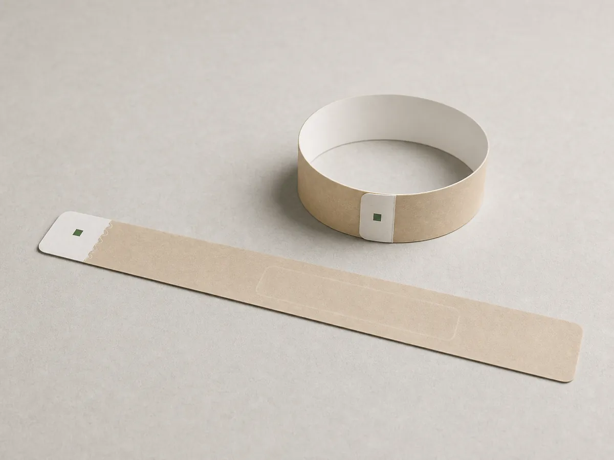 Pulseras RFID de papel