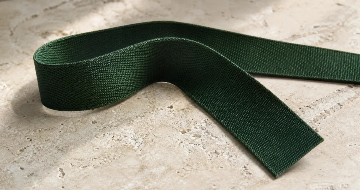 Bamboo fibre wristband, product photograph