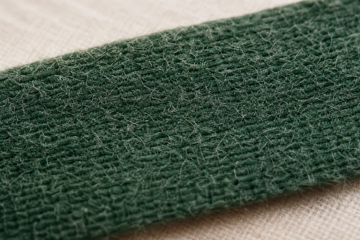 Organic cotton surface detail