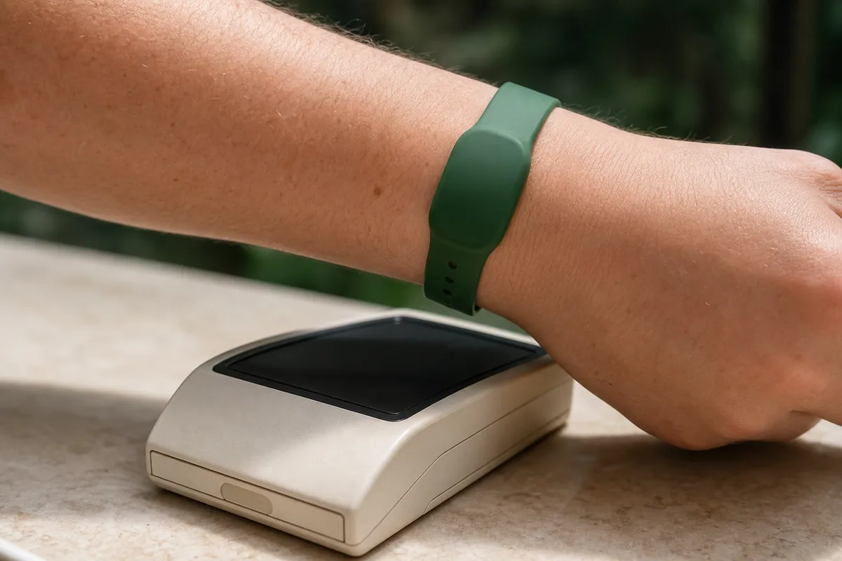 La pulsera no es un monedero
