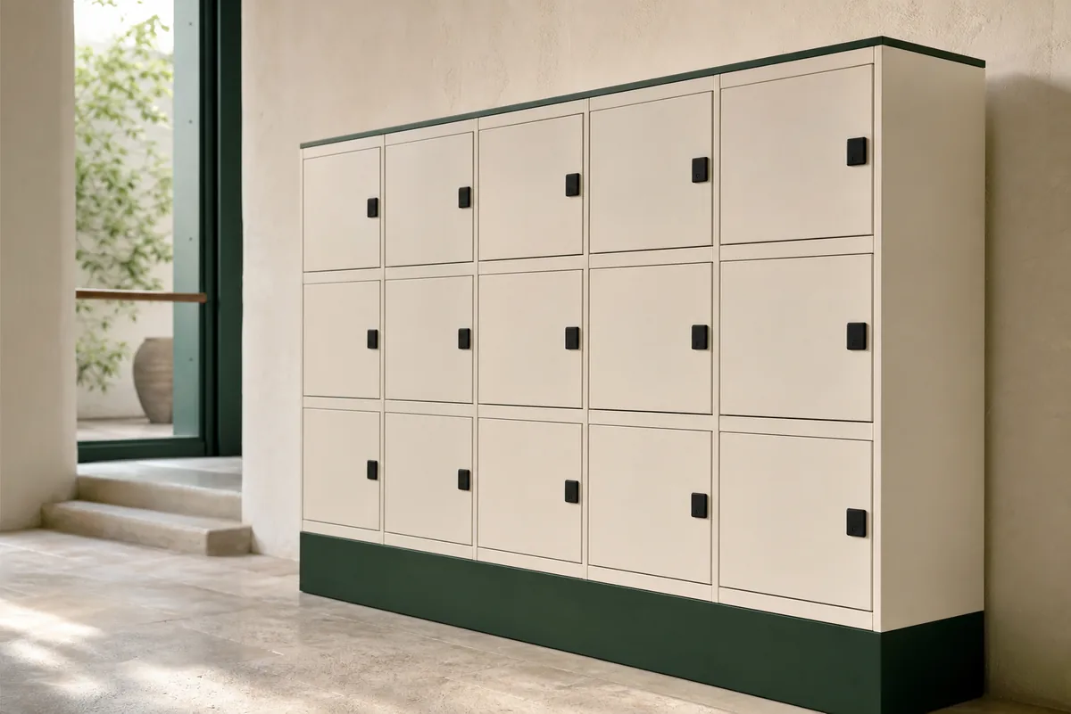 Locker control at a resort property